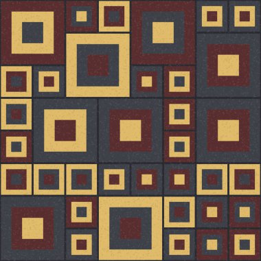 Soyut Geometrik Desen üretken hesaplama sanatı çizimi