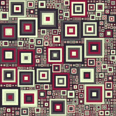 Soyut Geometrik Desen üretken hesaplama sanatı çizimi