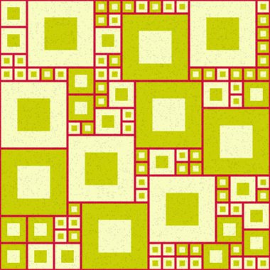 Soyut Geometrik Desen üretken hesaplama sanatı çizimi