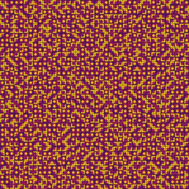 Soyut Geometrik Desen üretken hesaplama sanatı çizimi