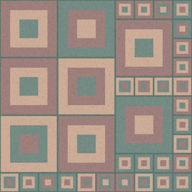 Soyut Geometrik Desen üretken hesaplama sanatı çizimi