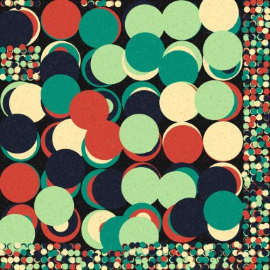 Soyut Geometrik Desen üretken hesaplama sanatı çizimi