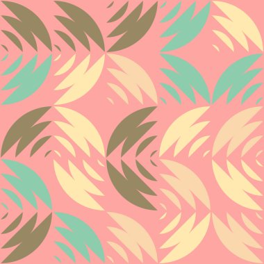 Soyut Geometrik Desen üretken hesaplama sanatı çizimi