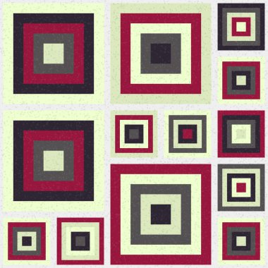 Soyut Geometrik Desen üretken hesaplama sanatı çizimi