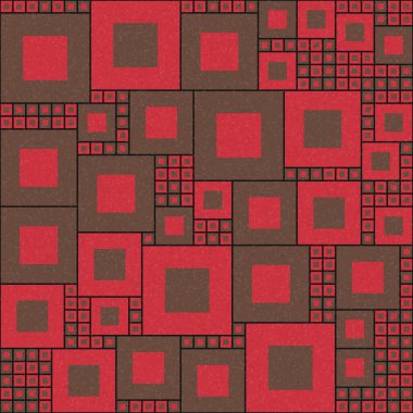 Soyut Geometrik Desen üretken hesaplama sanatı çizimi