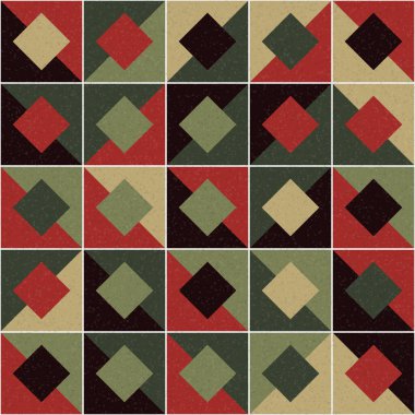 Soyut Geometrik Desen üretken hesaplama sanatı çizimi