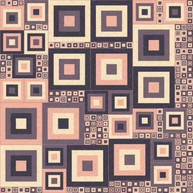 Soyut Geometrik Desen üretken hesaplama sanatı çizimi