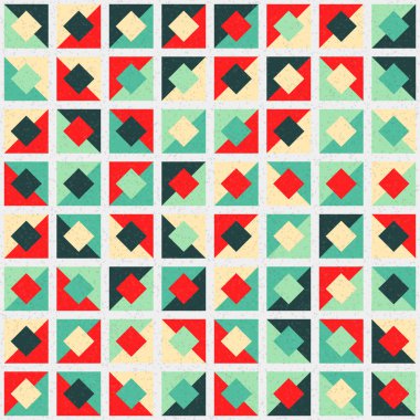 Soyut Geometrik Desen üretken hesaplama sanatı çizimi