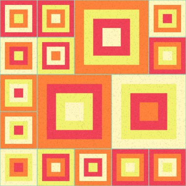 Soyut Geometrik Desen üretken hesaplama sanatı çizimi