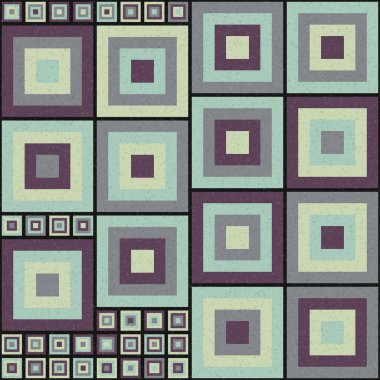 Soyut Geometrik Desen üretken hesaplama sanatı çizimi