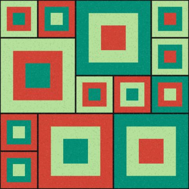 Soyut Geometrik Desen üretken hesaplama sanatı çizimi