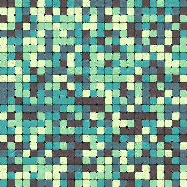 Soyut Geometrik Desen üretken hesaplama sanatı çizimi