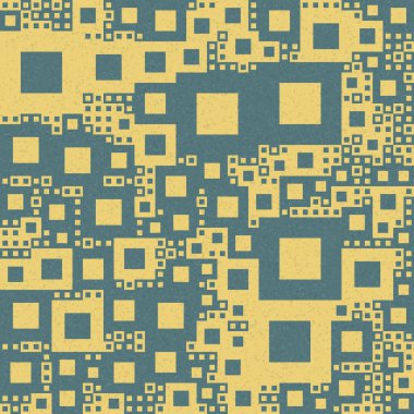 Soyut Geometrik Desen üretken hesaplama sanatı çizimi