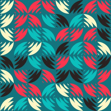 Soyut Geometrik Desen üretken hesaplama sanatı çizimi