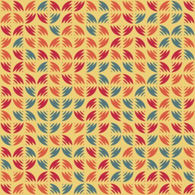 Soyut Geometrik Desen üretken hesaplama sanatı çizimi