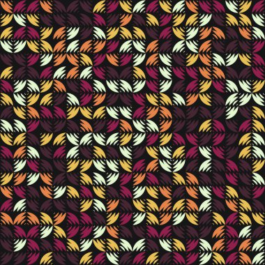 Soyut Geometrik Desen üretken hesaplama sanatı çizimi