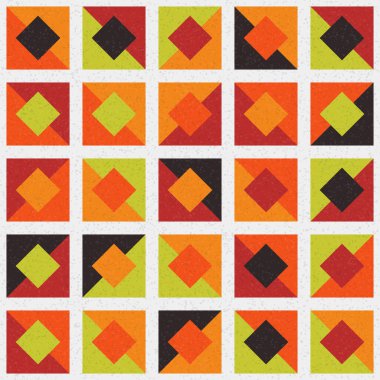 Soyut Geometrik Desen üretken hesaplama sanatı çizimi