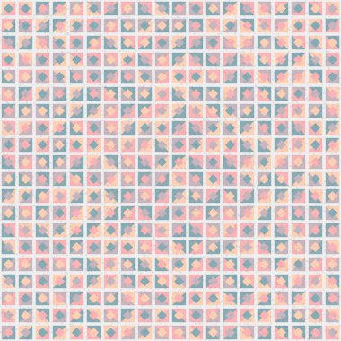 Soyut Geometrik Desen üretken hesaplama sanatı çizimi