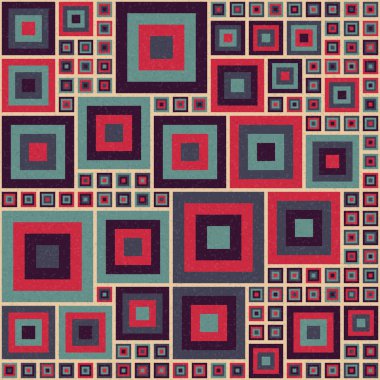 Soyut Geometrik Desen üretken hesaplama sanatı çizimi