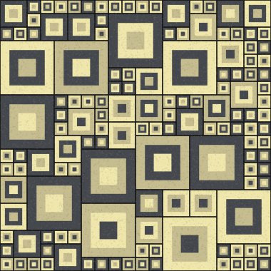 Soyut Geometrik Desen üretken hesaplama sanatı çizimi