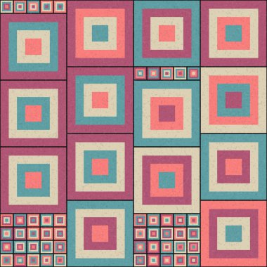 Soyut Geometrik Desen üretken hesaplama sanatı çizimi