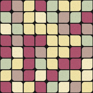 Soyut Geometrik Desen üretken hesaplama sanatı çizimi