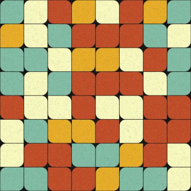 Soyut Geometrik Desen üretken hesaplama sanatı çizimi