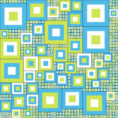 Soyut Geometrik Desen üretken hesaplama sanatı çizimi