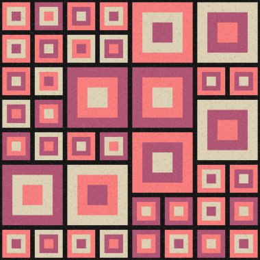 Soyut Geometrik Desen üretken hesaplama sanatı çizimi