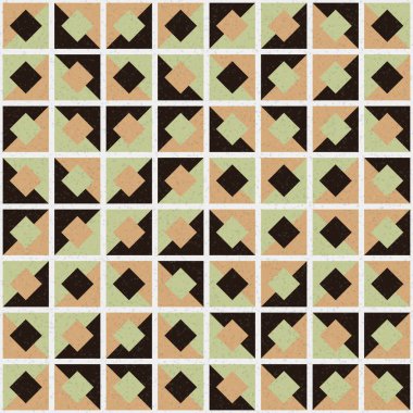 Soyut Geometrik Desen üretken hesaplama sanatı çizimi