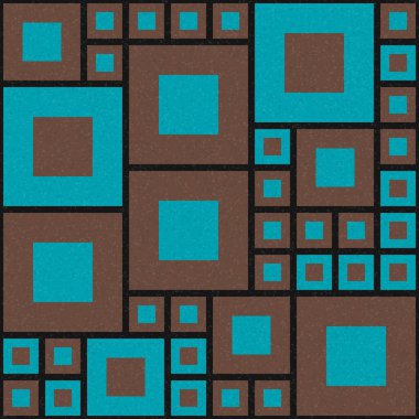 Soyut Geometrik Desen üretken hesaplama sanatı çizimi