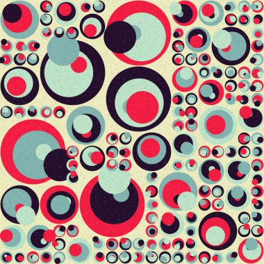 Soyut Geometrik Desen üretken hesaplama sanatı çizimi