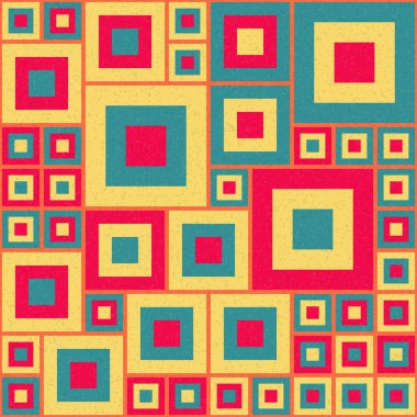 Soyut Geometrik Desen üretken hesaplama sanatı çizimi