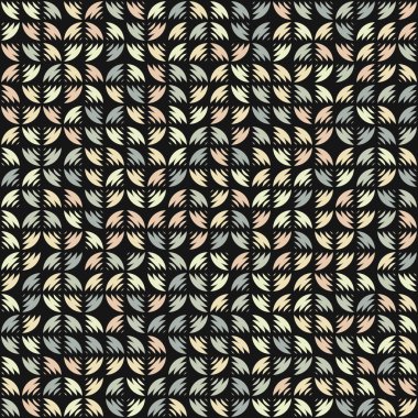 Soyut Geometrik Desen üretken hesaplama sanatı çizimi