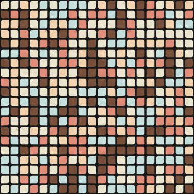 Soyut Geometrik Desen üretken hesaplama sanatı çizimi