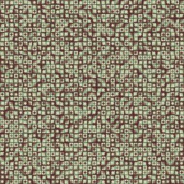 Soyut Geometrik Desen üretken hesaplama sanatı çizimi