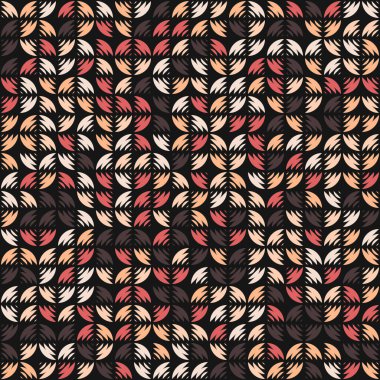 Soyut Geometrik Desen üretken hesaplama sanatı çizimi