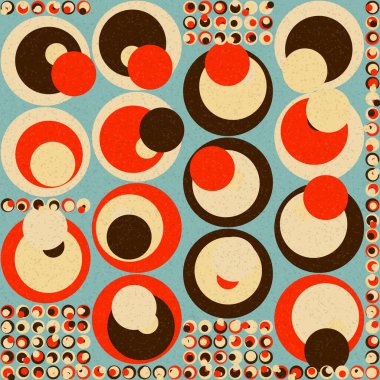 Soyut Geometrik Desen üretken hesaplama sanatı çizimi