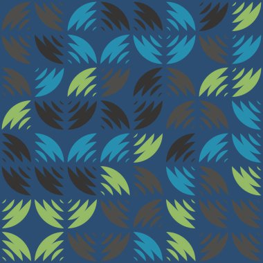 Soyut Geometrik Desen üretken hesaplama sanatı çizimi