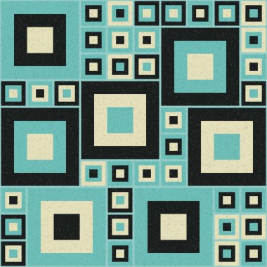 Soyut Geometrik Desen üretken hesaplama sanatı çizimi