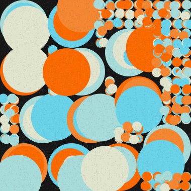 Soyut Geometrik Desen üretken hesaplama sanatı çizimi