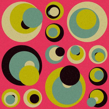 Soyut Geometrik Desen üretken hesaplama sanatı çizimi