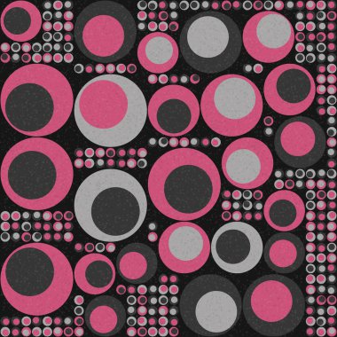 Soyut Geometrik Desen üretken hesaplama sanatı çizimi