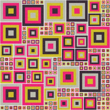 Soyut Geometrik Desen üretken hesaplama sanatı çizimi