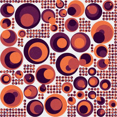 Soyut Geometrik Desen üretken hesaplama sanatı çizimi