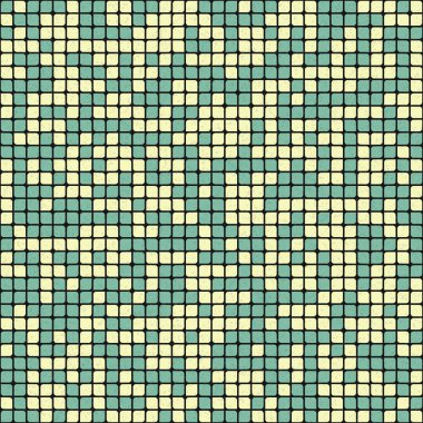 Soyut Geometrik Desen üretken hesaplama sanatı çizimi