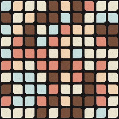 Soyut Geometrik Desen üretken hesaplama sanatı çizimi