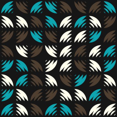 Soyut Geometrik Desen üretken hesaplama sanatı çizimi