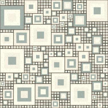 Soyut Geometrik Desen üretken hesaplama sanatı çizimi