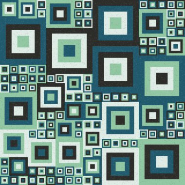 Soyut Geometrik Desen üretken hesaplama sanatı çizimi